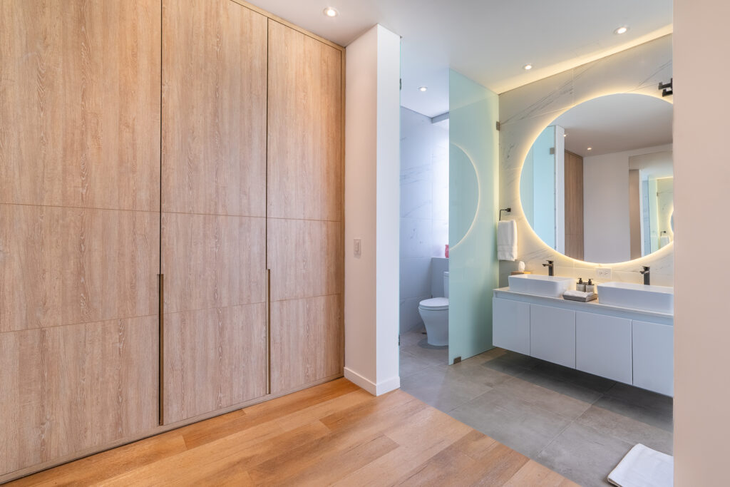 Baño del Air House, Cassa Luxury Homes, Bogotá, Colombia.