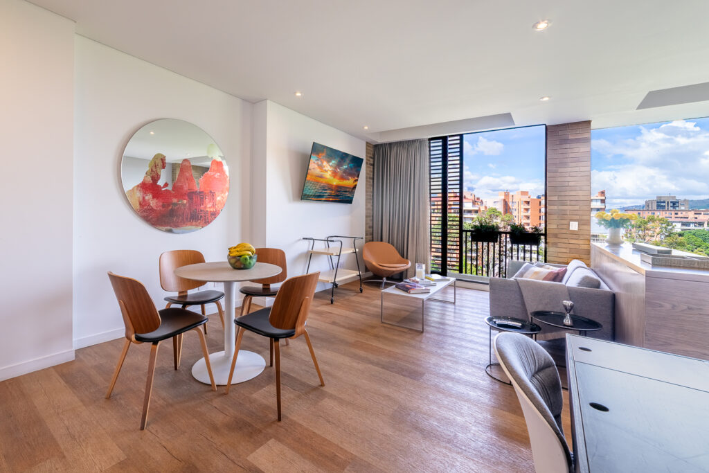 Comedor del Flat Park, Cassa Luxury Homes, Bogotá, Colombia