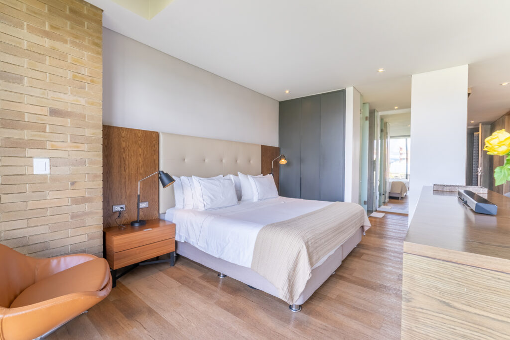 Cama del Flat Park, Cassa Luxury Homes, Bogotá, Colombia