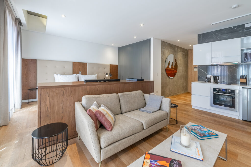 Detalles de Studio Urbano, apartamentos de 54 mts. Cassa Luxury Homes, Bogotá, Colombia.